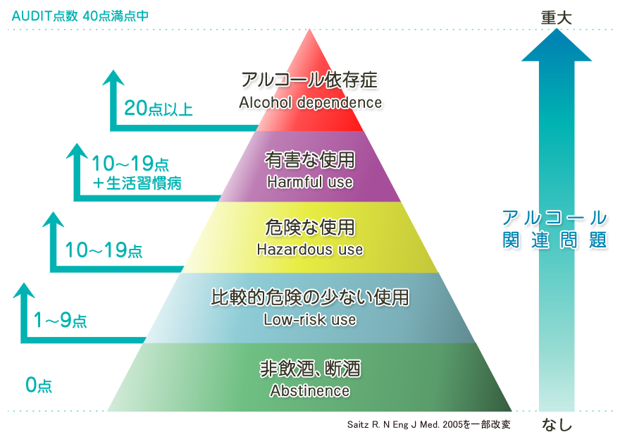 ~AUDIT評価(飲酒者の塔)~